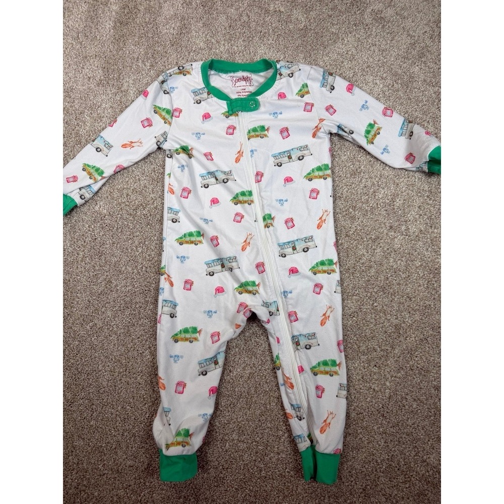 Serendipity National Lampoon Christmas Vacation Fleece Sleeper 18 mth‎ Boutique